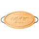 Maple 24 inch Oval Monogram Cutting Board Image 2 of 2